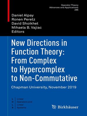cover image of New Directions in Function Theory